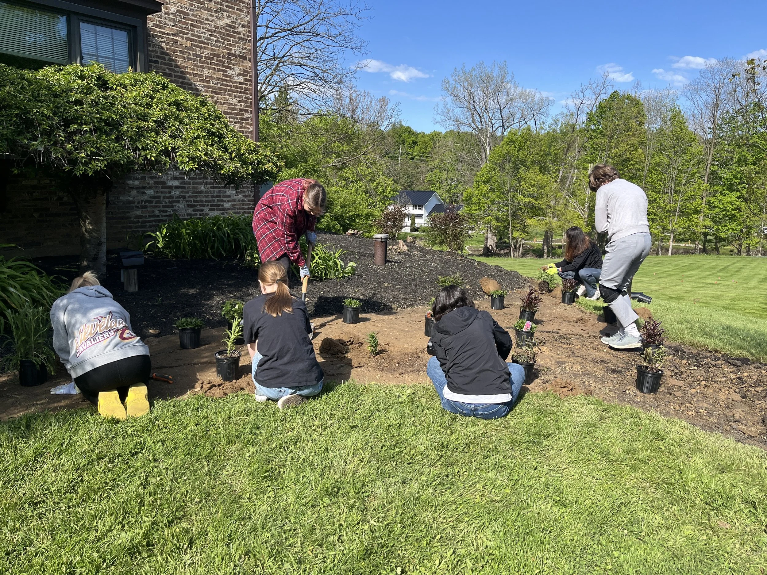 Fairmount’s Teen Arts Council Plants Pollinator Garden