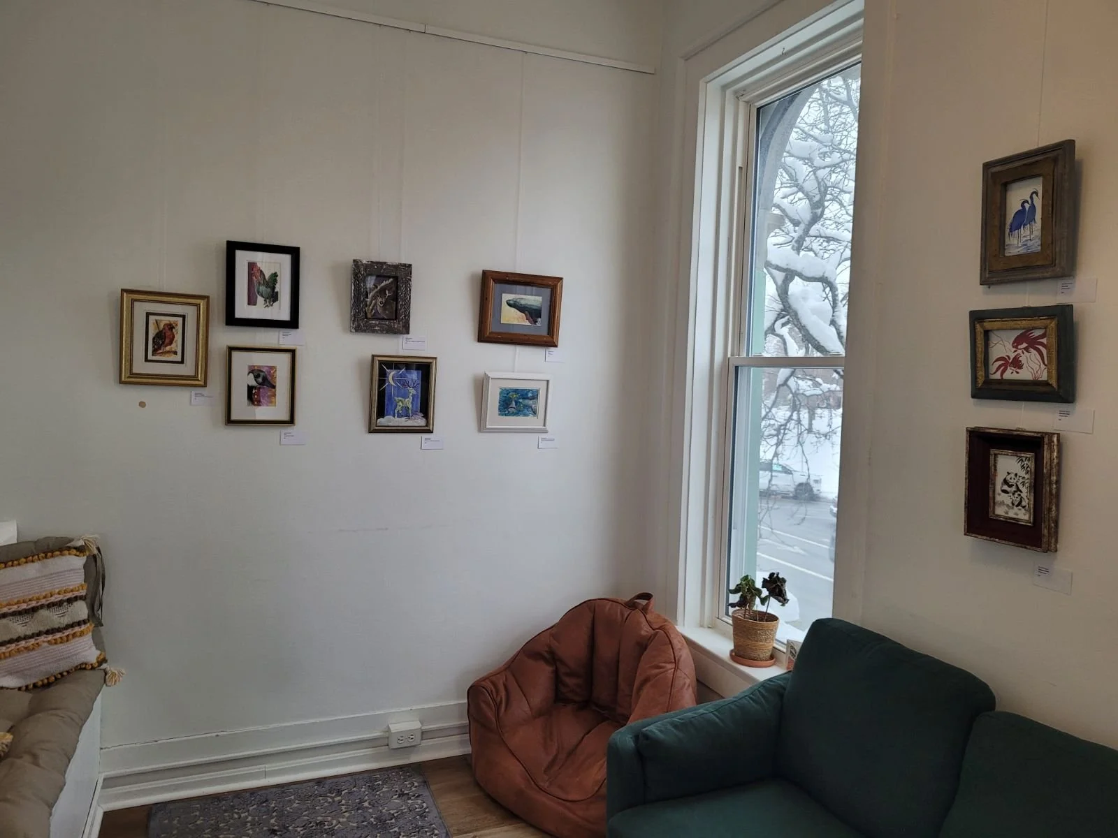 The Quiet Wild exhibition at Fairmount Center for the Art's Chardon location featuring work by Anneke Payne