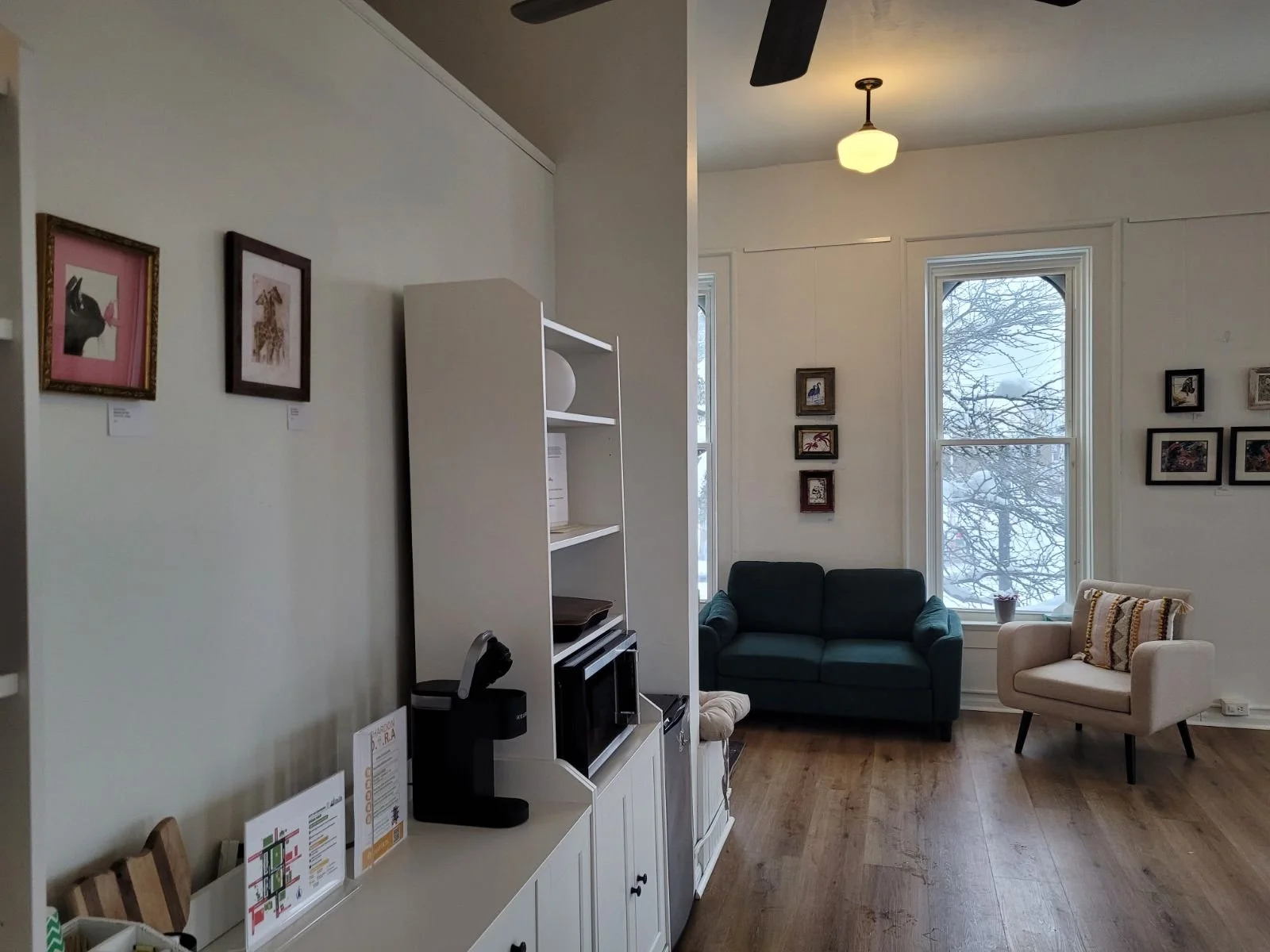 The Quiet Wild exhibition at Fairmount Center for the Art's Chardon location featuring work by Anneke Payne