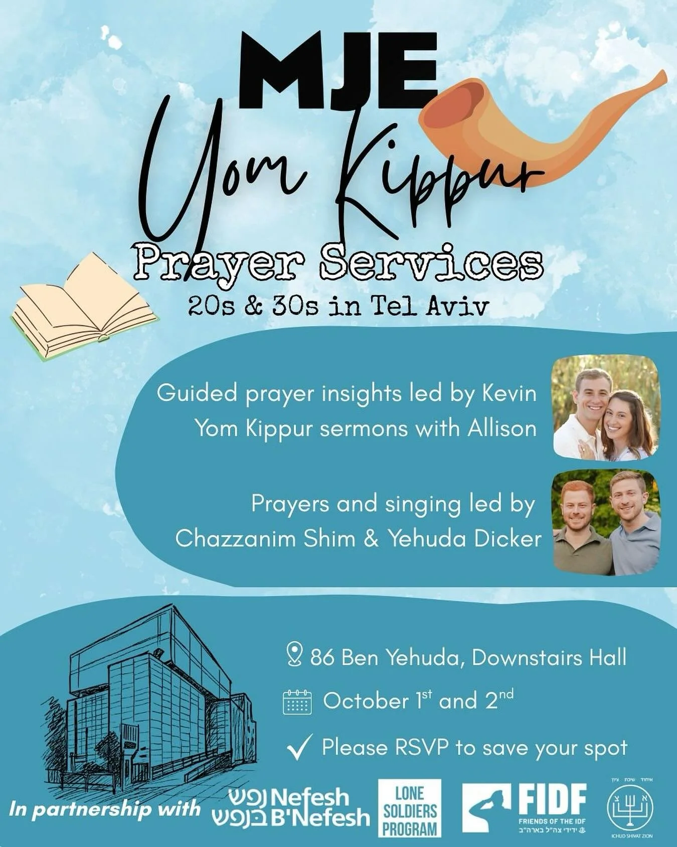✨ This Yom Kippur ✨
I&rsquo;ll be leading Kol Nidrei, Musaf, and Neila at the MJE Guided Minyan.

Come for some or all of the tefillot&mdash;everyone is welcome!
Expect uplifting davening, inspiring insights, and lots of heartfelt singing. 🎶🙏

👉 S