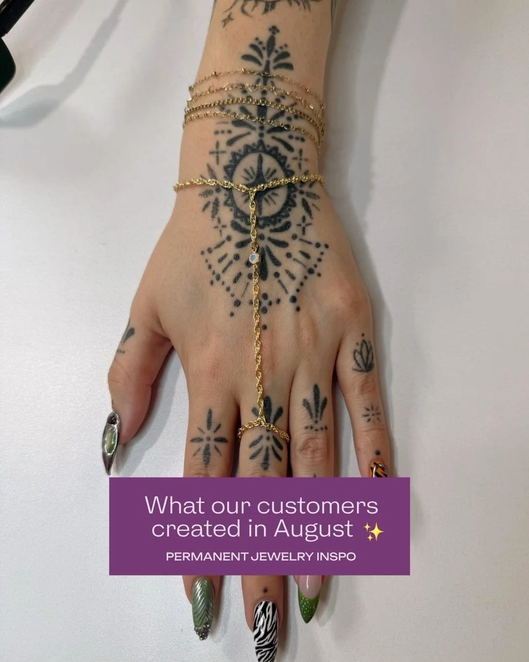 WHAT OUR CUSTOMERS CREATED IN AUGUST ✨

You don&rsquo;t have to come to a pop-up with a stack already planned, but here are some recent MIKU pieces to inspire yours. Save this, choose a September pop-up, and l lean into fall permanent jewelry season: