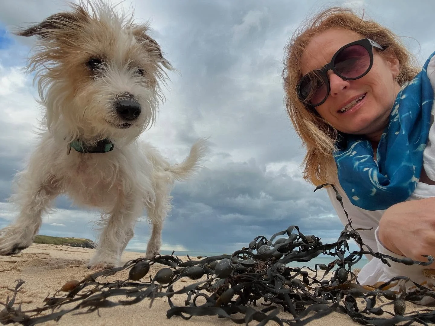 Catching a moment with Buster&hellip; ❤️ Sun Sea Sand ❤️