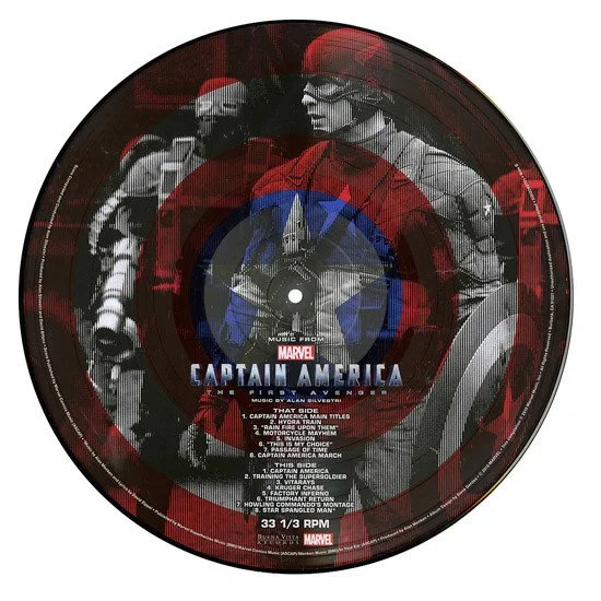 Alan Silvestri – Music From Marvel Captain America - The First Avenger (Limited Edition, Picture Disc)