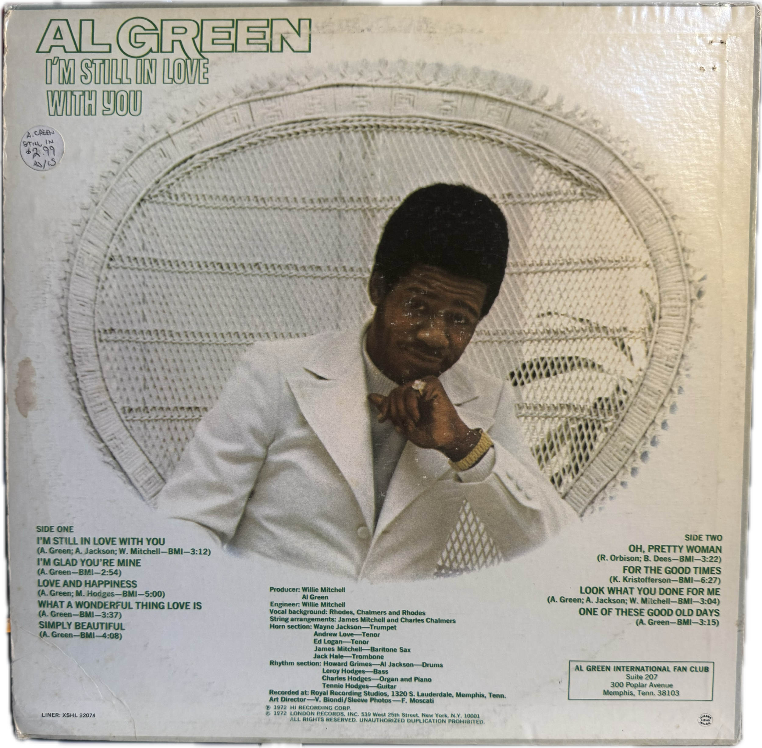 Al Green - I'm Still In Love With You