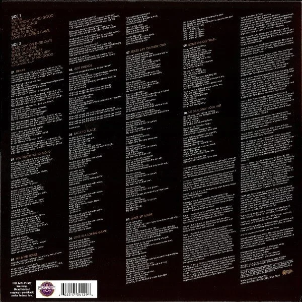 Amy Winehouse – Back To Black