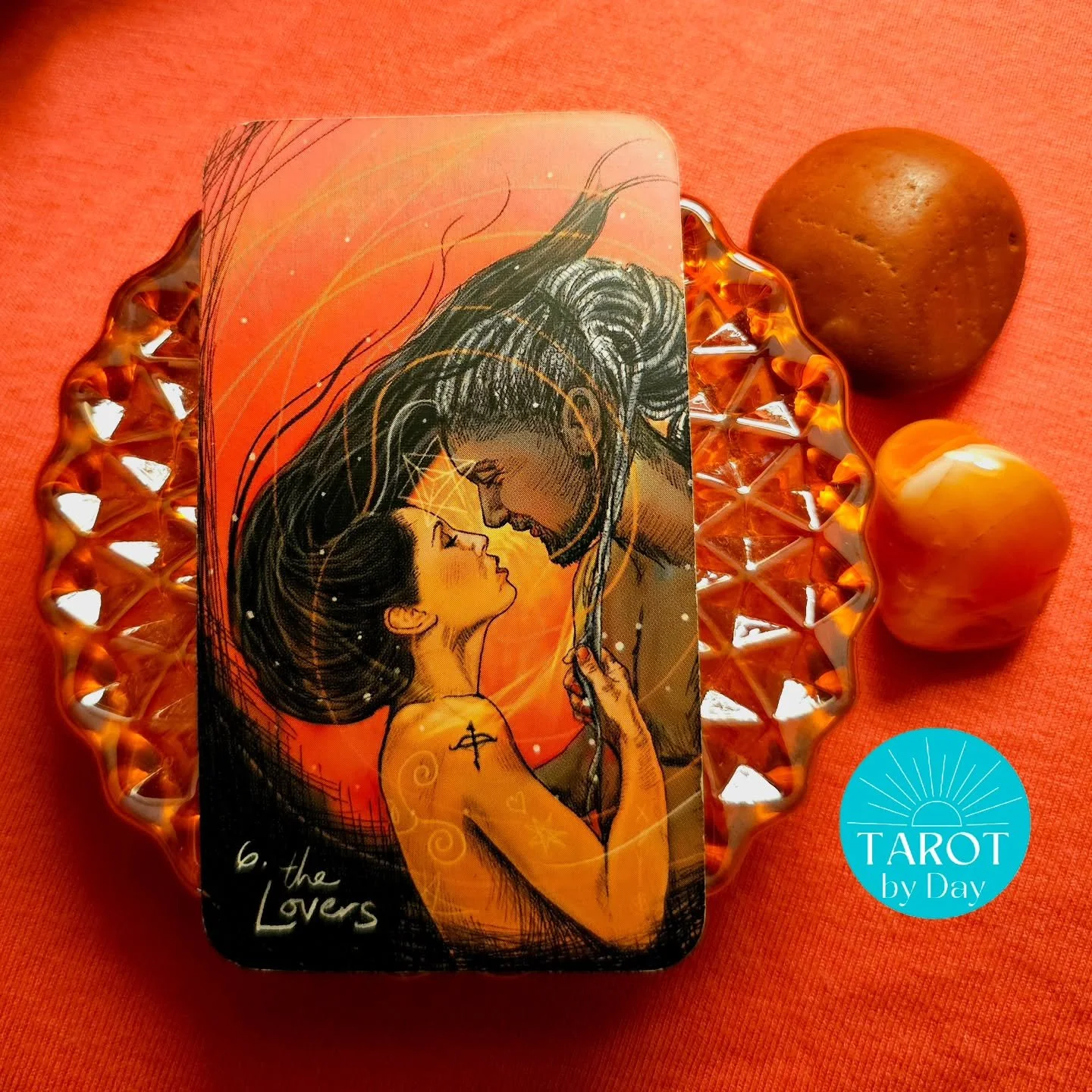 Today brings us the Lovers!β€οΈ‍π₯ππ₯ This will be a spicy week, hang on! It may feel like a final test before you move up to the next level. Several planetary squares before the full moon turn this energy on high. The universe is presenting you w