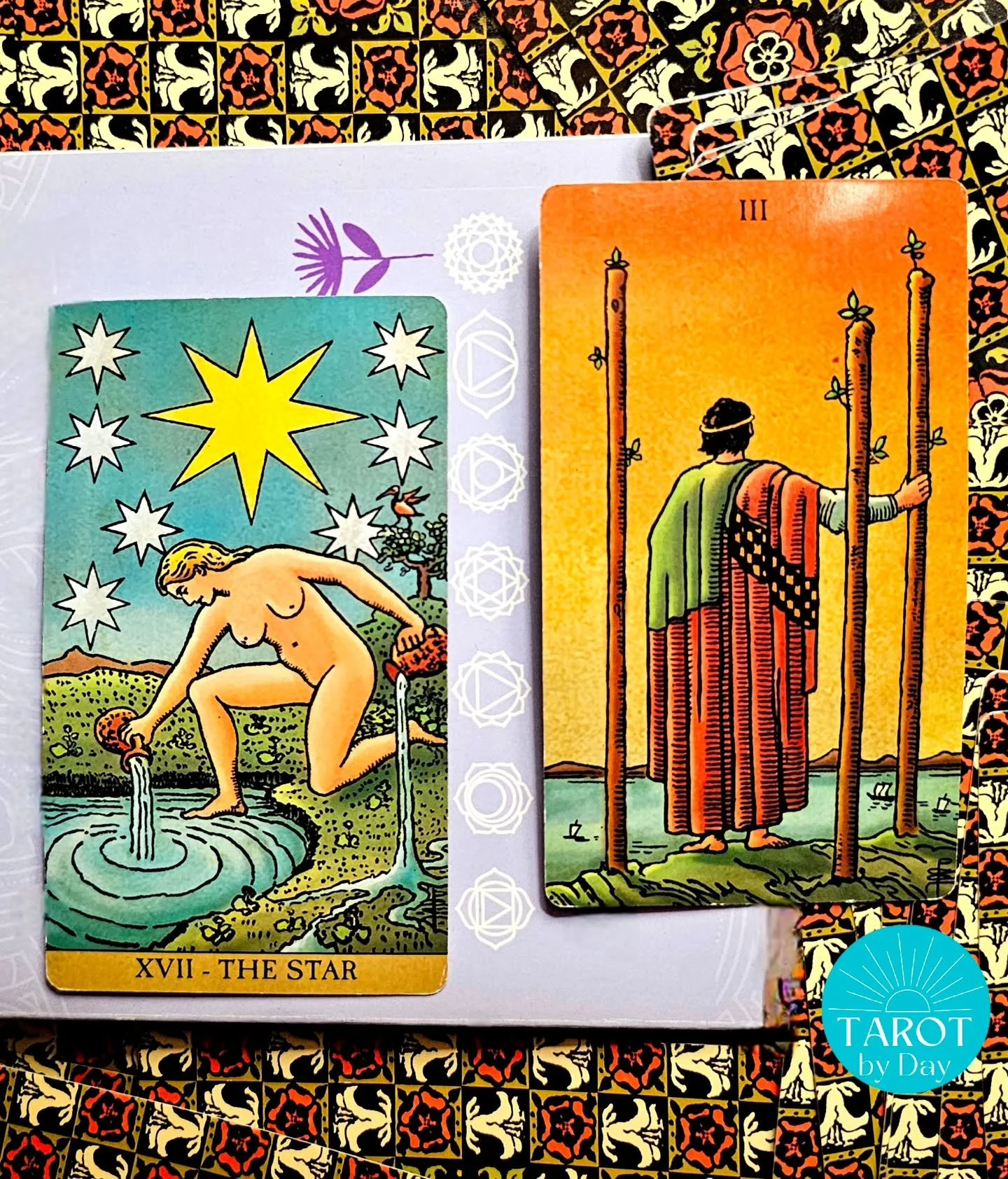 Today brings us the Star & 3 of Wands!ππ₯β¨οΈ It's time! You've completed a round of healing & learning. It's time to put that knowledge into practice. You're ready for new adventures. The universe wants to deliver your long-held wishes &
