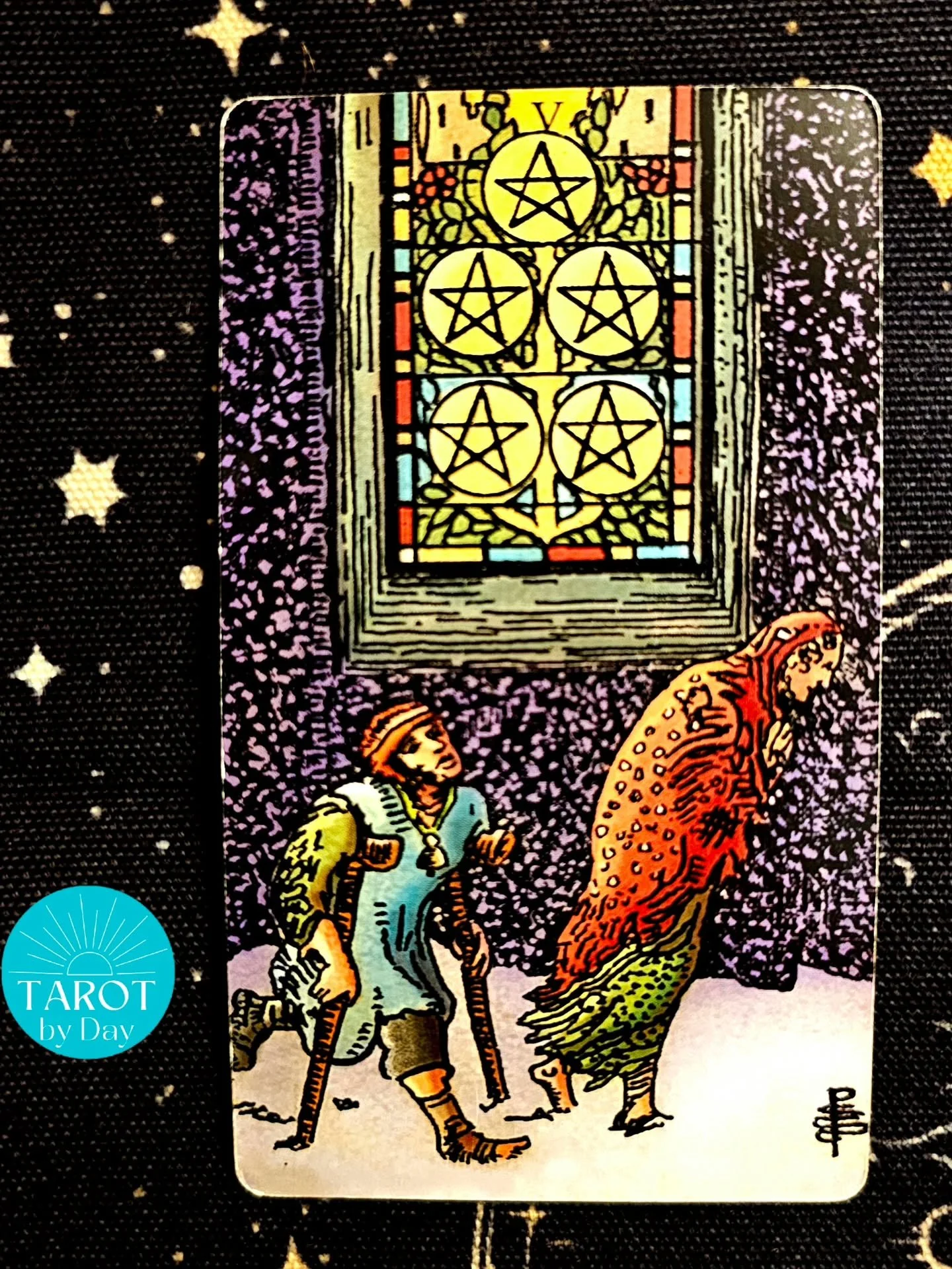 Today brings us the 5 of Pentacles!🪙❤️‍🩹😞 Lack, fear, & loss are the dominant global energies surrounding us. There's no way to protect yourself from these feelings creeping into our own lives at times. We're being given a moment to examin