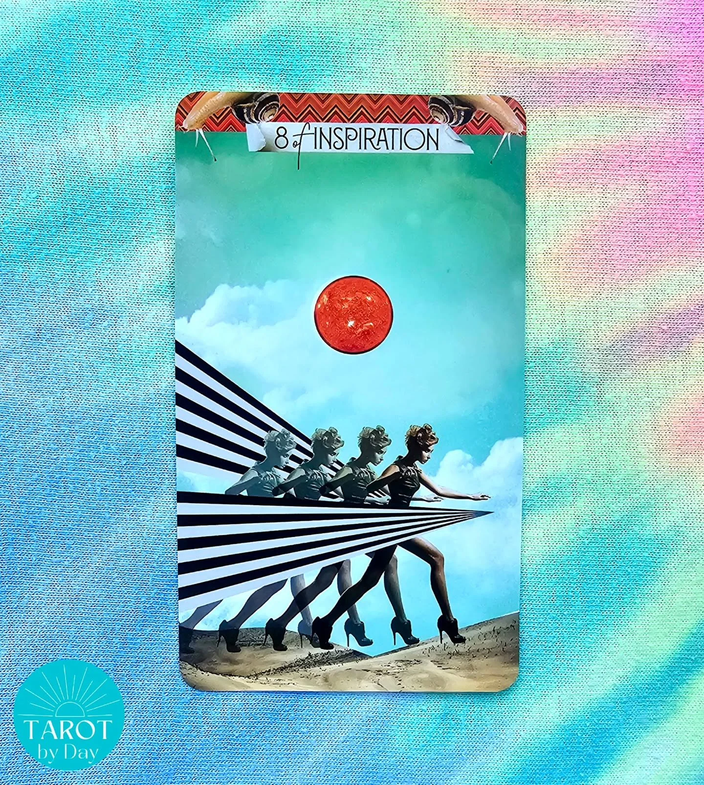Today brings us the 8 of Inspiration or Wands!🔥🌚♐️ The new moon in firey Sagittarius burns away the last of 2025. It's the perfect time to focus on your 2026 goals &amp; dreams. This lunation lights a fire under us to wrap up the year, because we'r