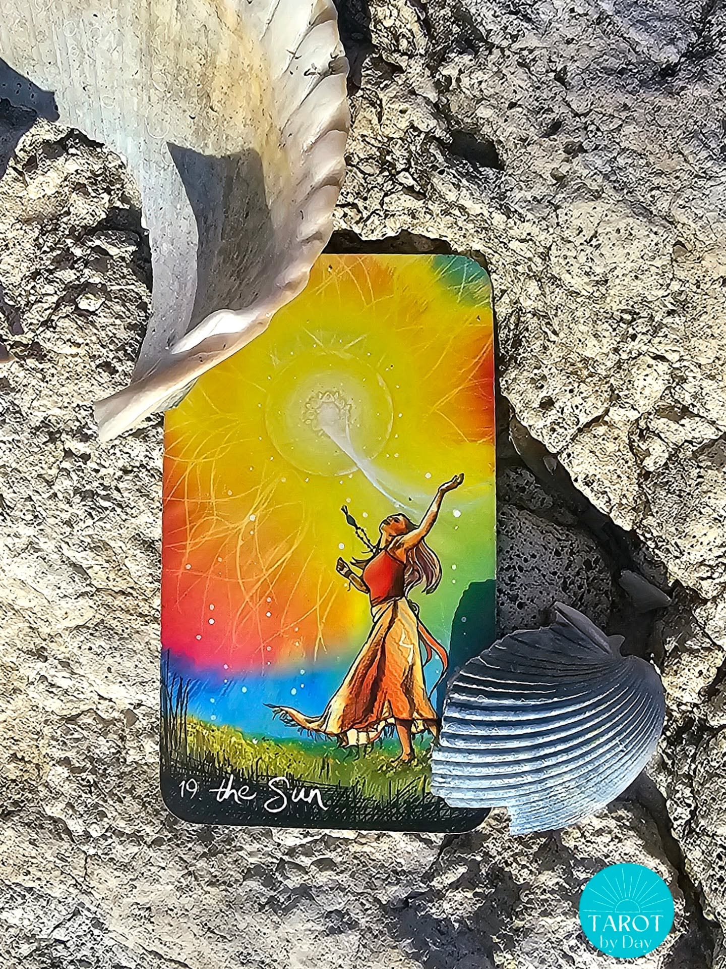 Today brings us the Sun!🌞🔥🙌 The happiest card in tarot graces us with shining rays of light. But like all things in life, there is duality. Endings &amp; new beginnings. For us to truly appreciate the bright happiness brought by the Sun, we must a