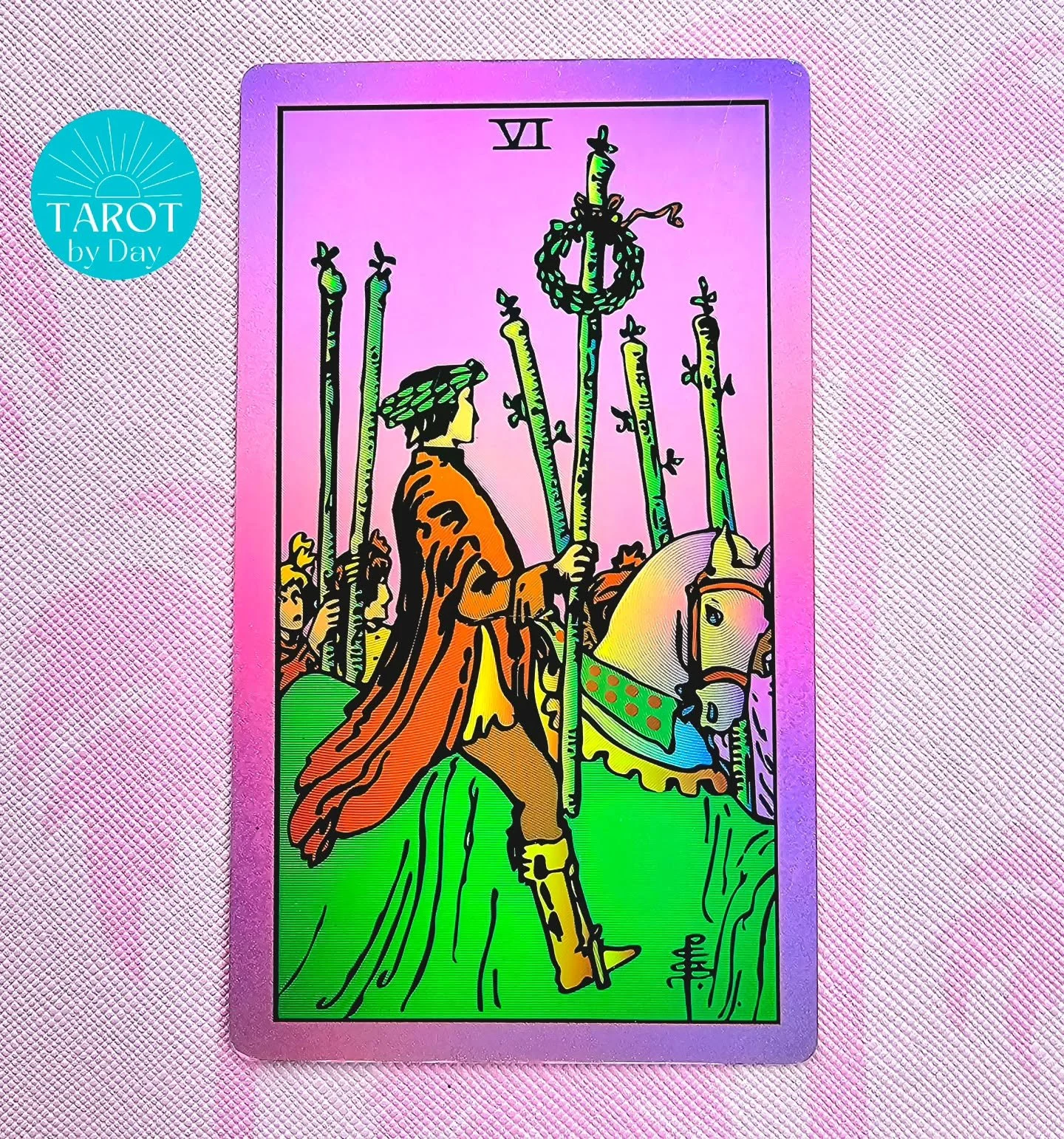Today brings us the 6 of Wands!🔥💪🌚 The first new moon of 2026 gives us the tenacious strength of Capricorn. Victory comes into our lives after what may have felt like a long battle. We're still carrying the weight of 2025. But this lunation clears