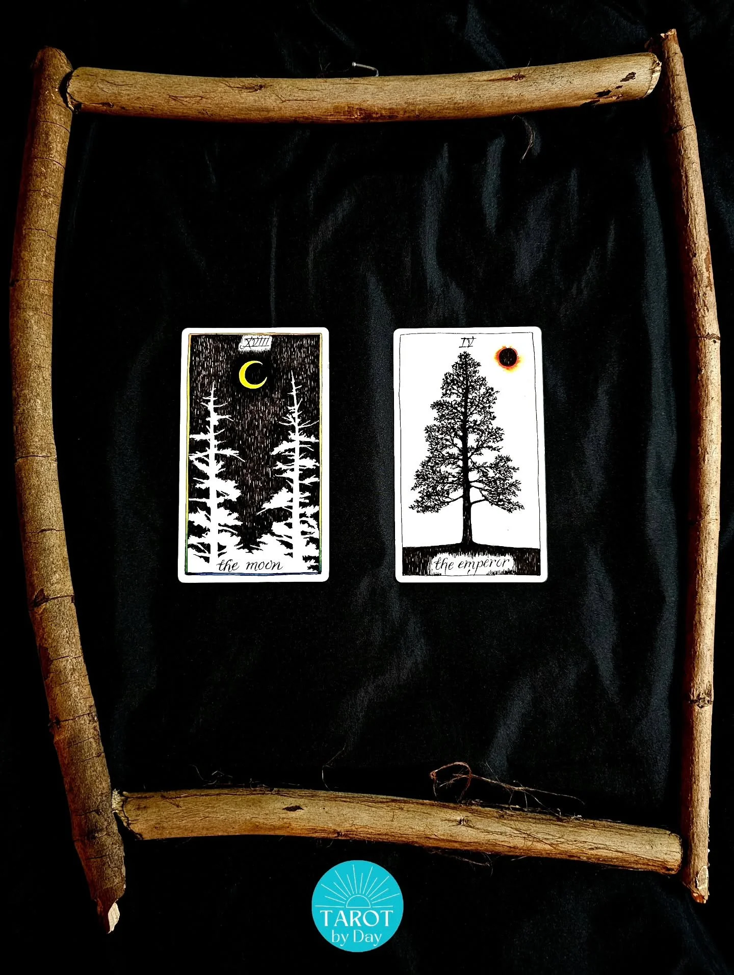 Today brings us the Moon &amp; the Emperor!🌛👑♒️ Life has been coming at us fast, but the direction we're headed may feel unclear. We crave the safety to lean into our intuitive, feminine side &amp; deeply trust the guidance we receive. But living i