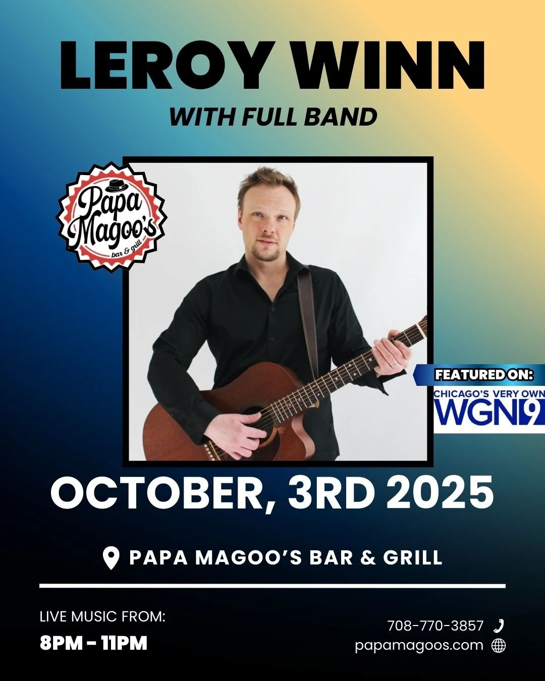 LIVE MUSIC X LEROY WINN & BAND