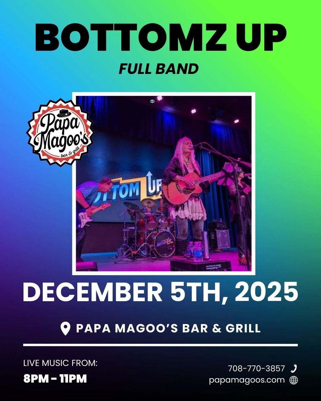 Live Music x Bottomz up band