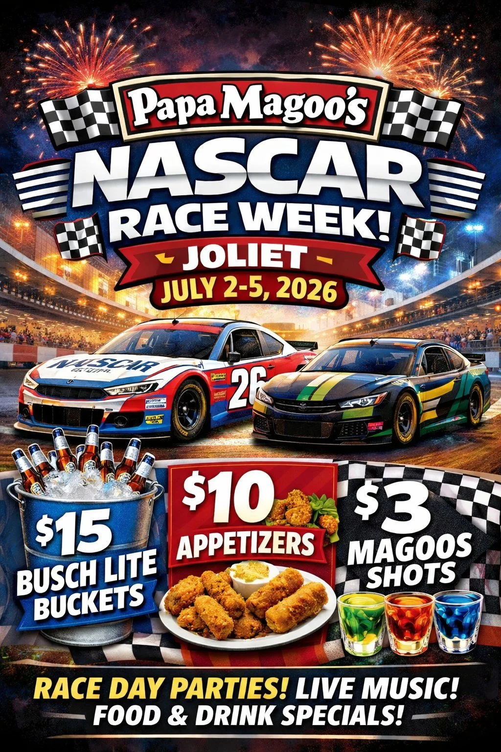 Papa Magoos Nascar Race Week