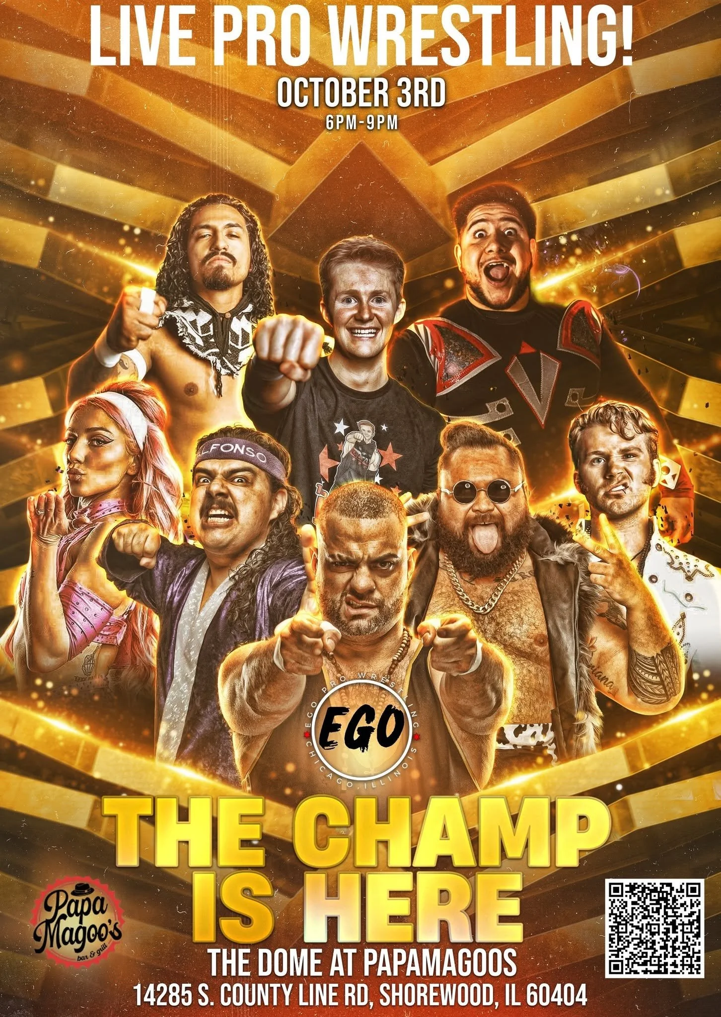 Ego  Pro Wrestling At Papa Magoos