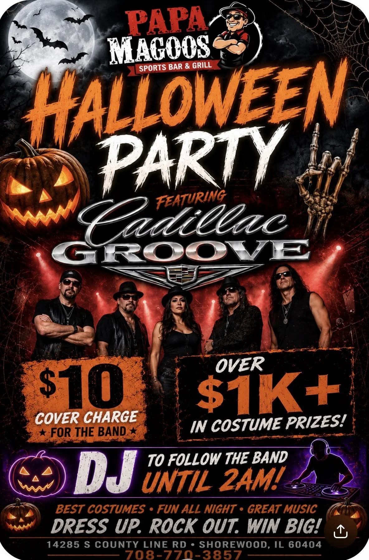 Papa Magoos Halloween Costume Party