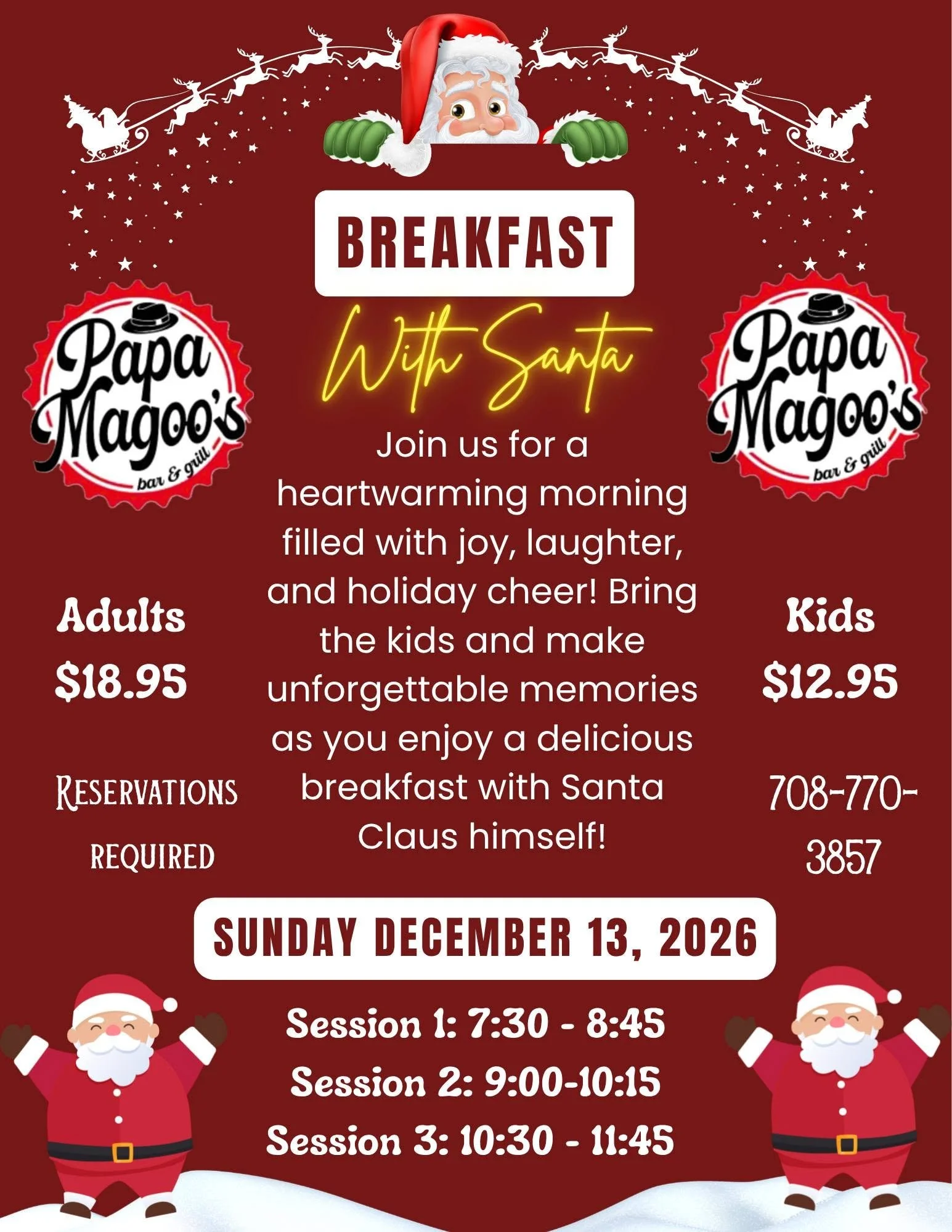 Breakfast with Santa 