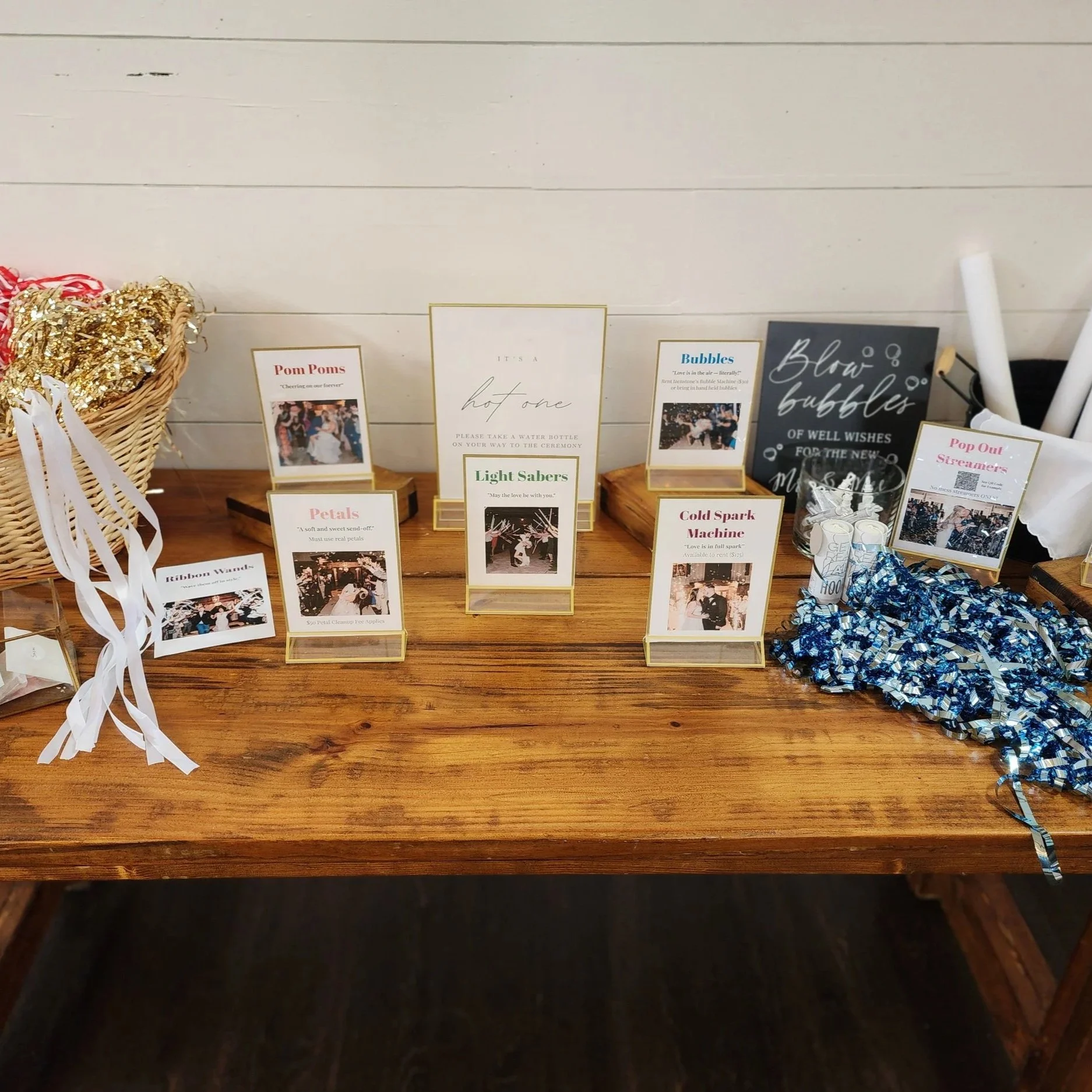 Exit Inspo Table
