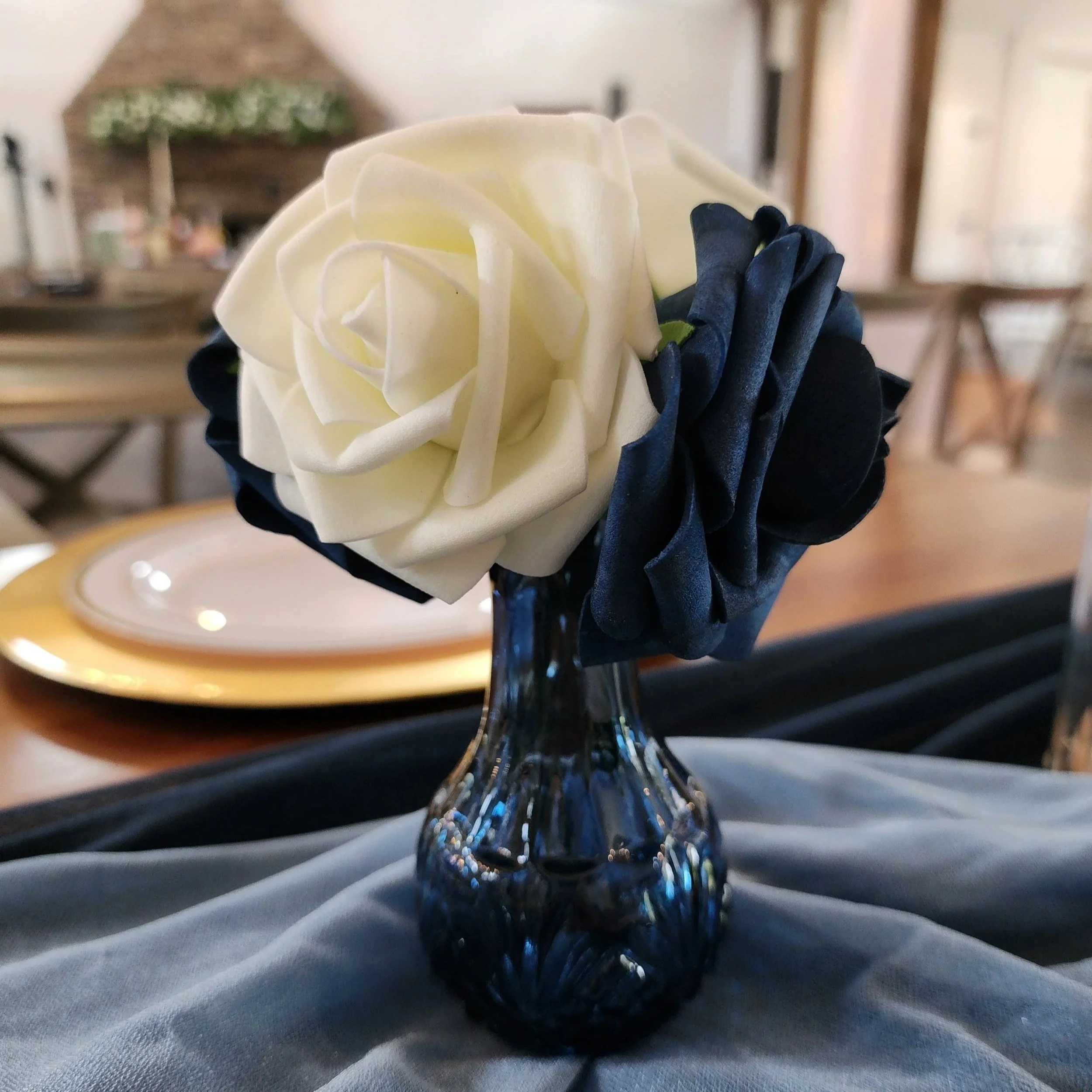 Blue Bud Vases