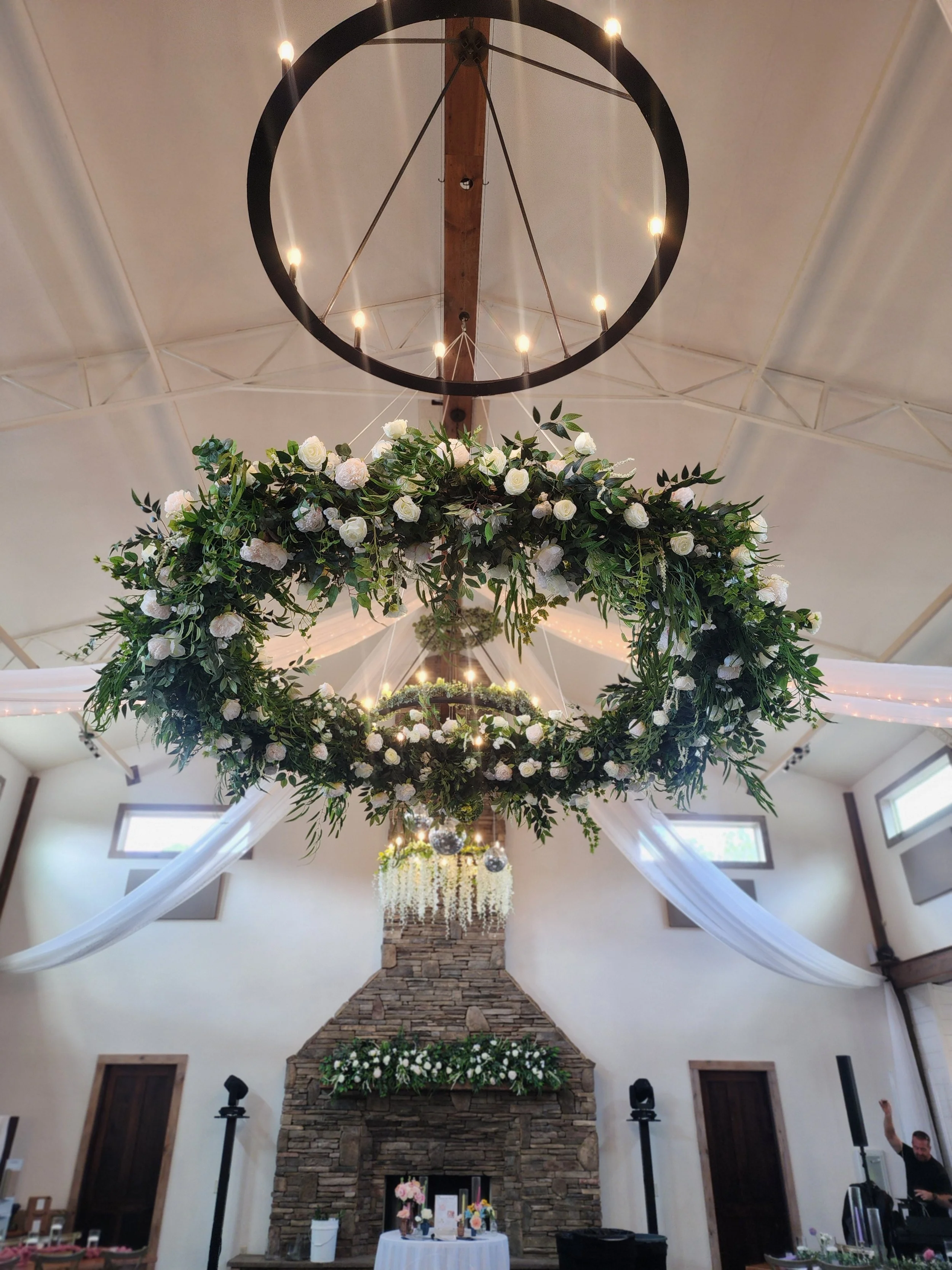 Giant Floral Chandelier