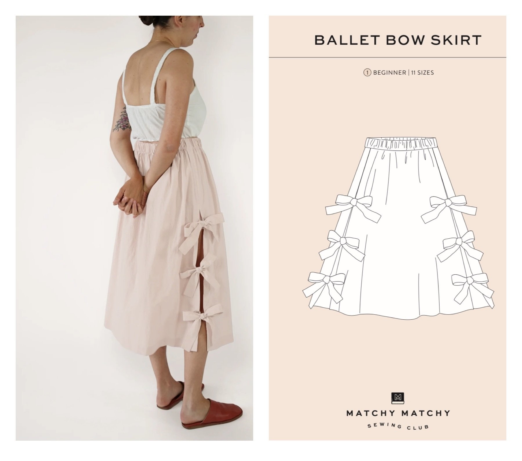 Indie Sew-Along: Ballet Bow Skirt