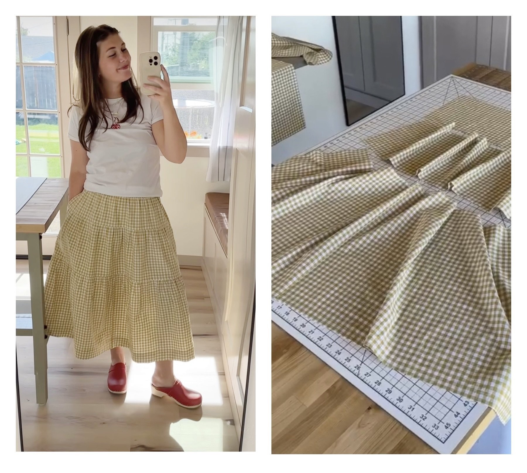 Beginner Pattern Drafting: Tiered Skirt