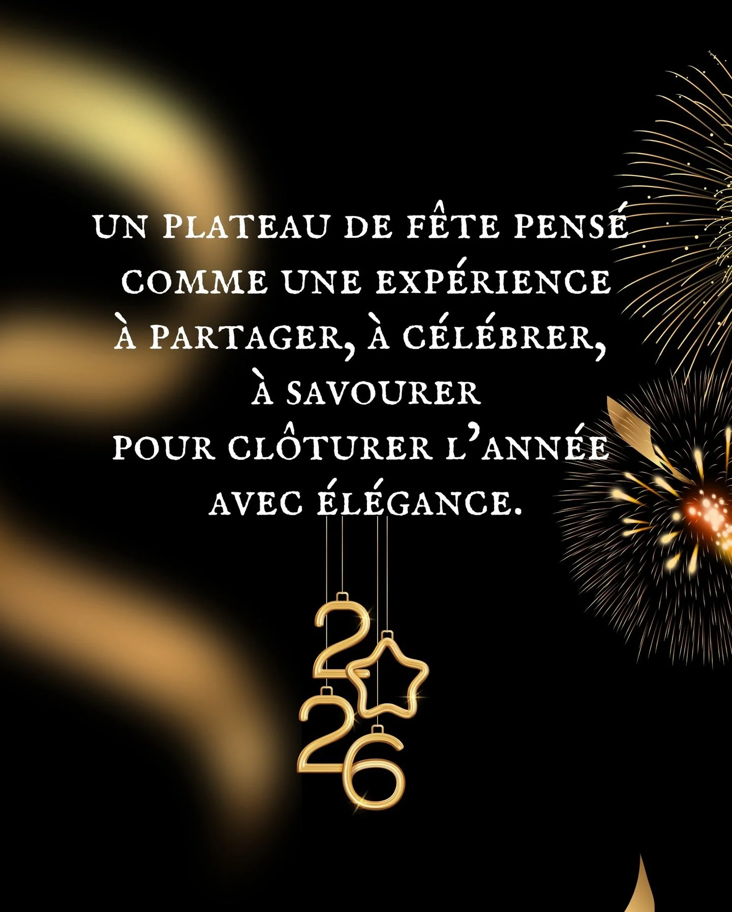 PLATEAU ST-SILVESTRE 🎉 Un plateau de f&ecirc;te, ce n&rsquo;est pas seulement une s&eacute;lection de pi&egrave;ces. C&rsquo;est une intention.

Des produits nobles, des textures contrast&eacute;es, des saveurs pens&eacute;es pour le partage et la c