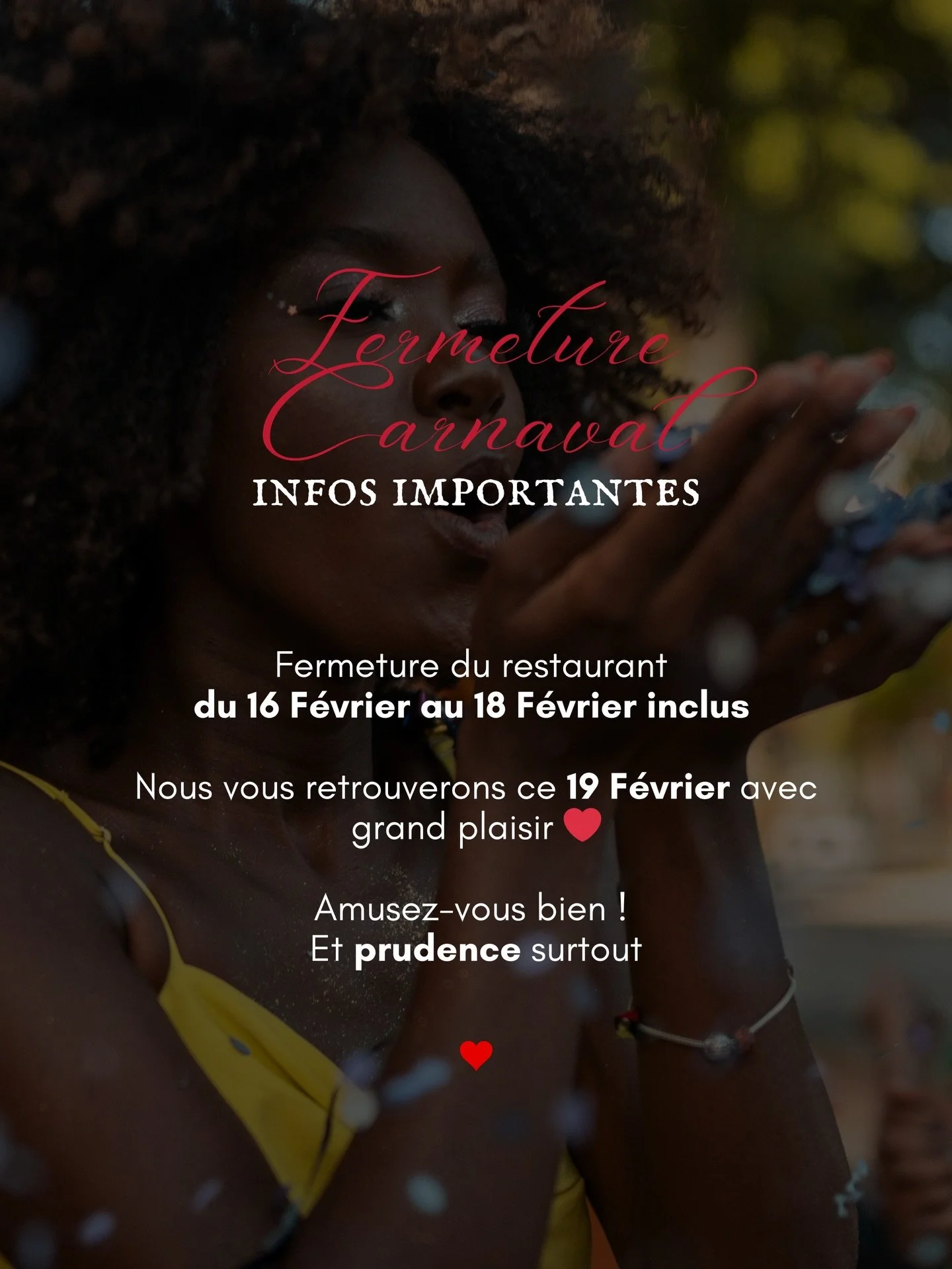 Nous vous retrouverons avec plaisir ce 19 F&eacute;vrier 🥳