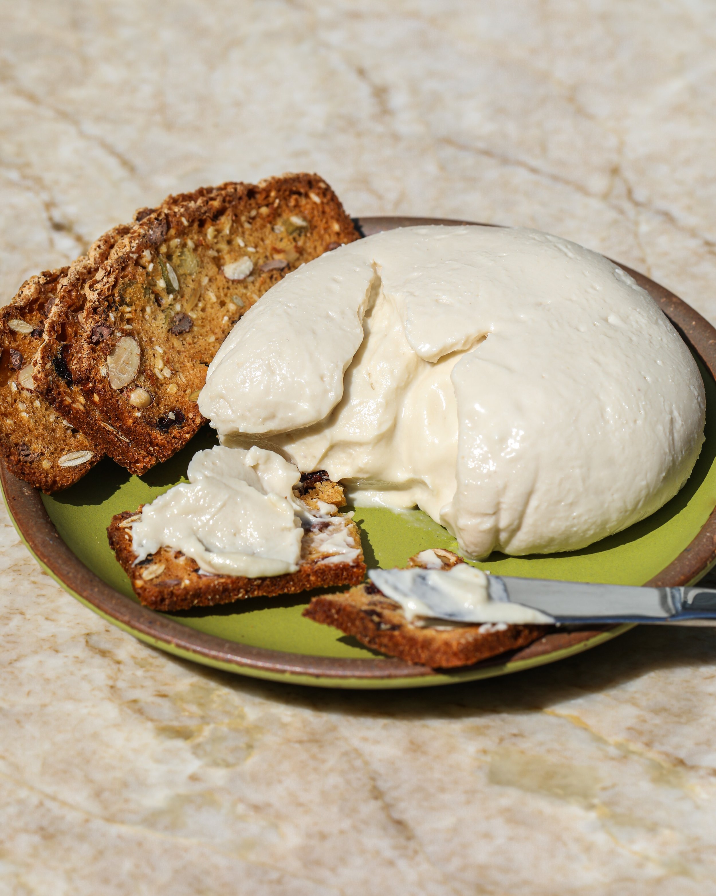 Plant-Based Burrata Cheese