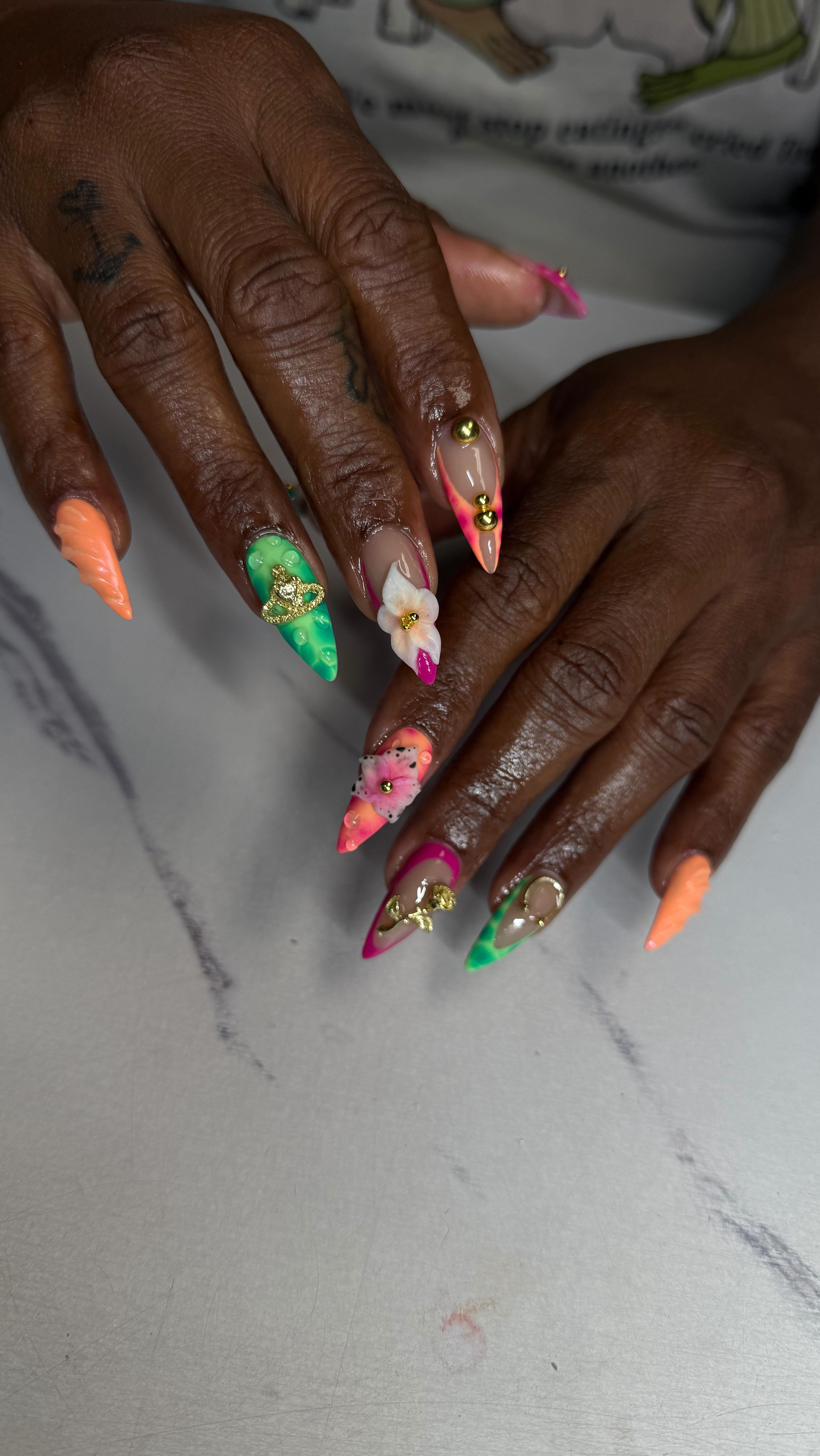 Tropical Vibes ποΈππΊ
#tropicalnails #vacanails #explore #nailart