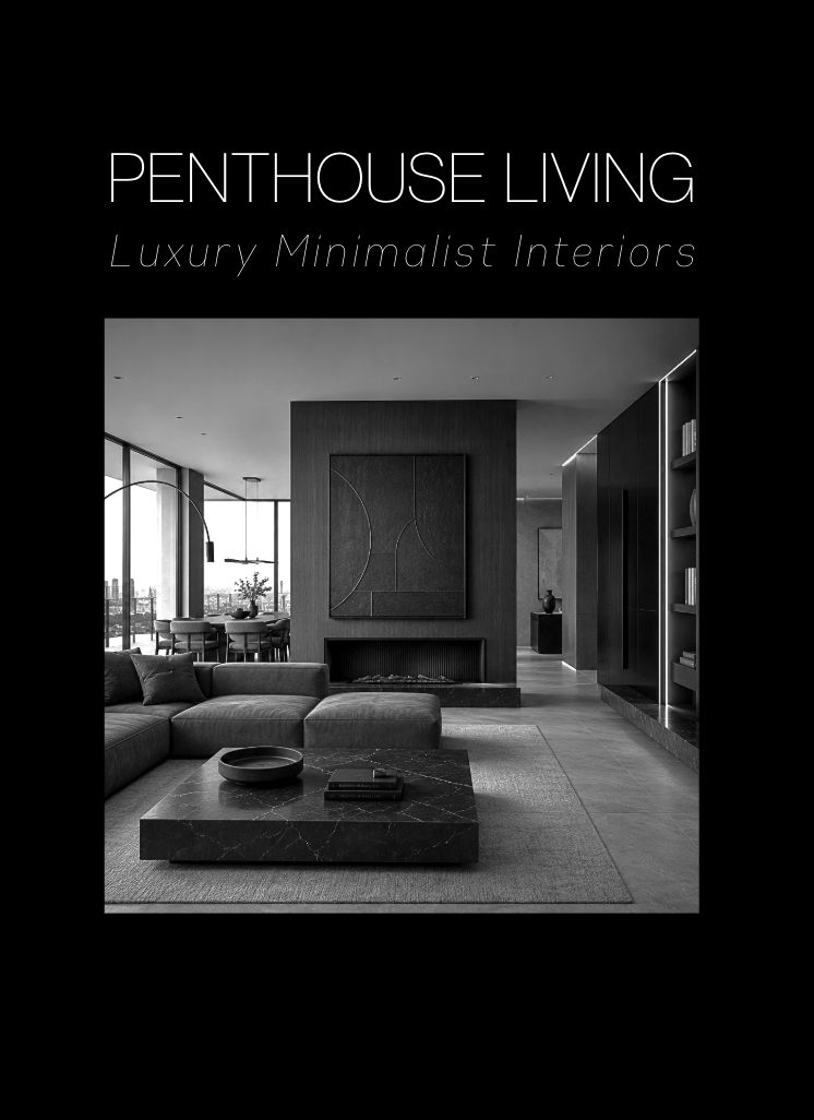 Penthouse Living: Luxury Minimalist Interiors