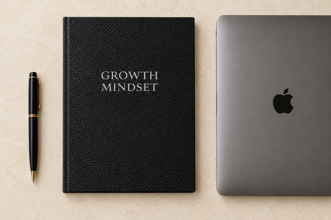 Growth Mindset Journal &amp; Workbook: A Guided System for Building Resilience, Confidence &amp; Discipline 