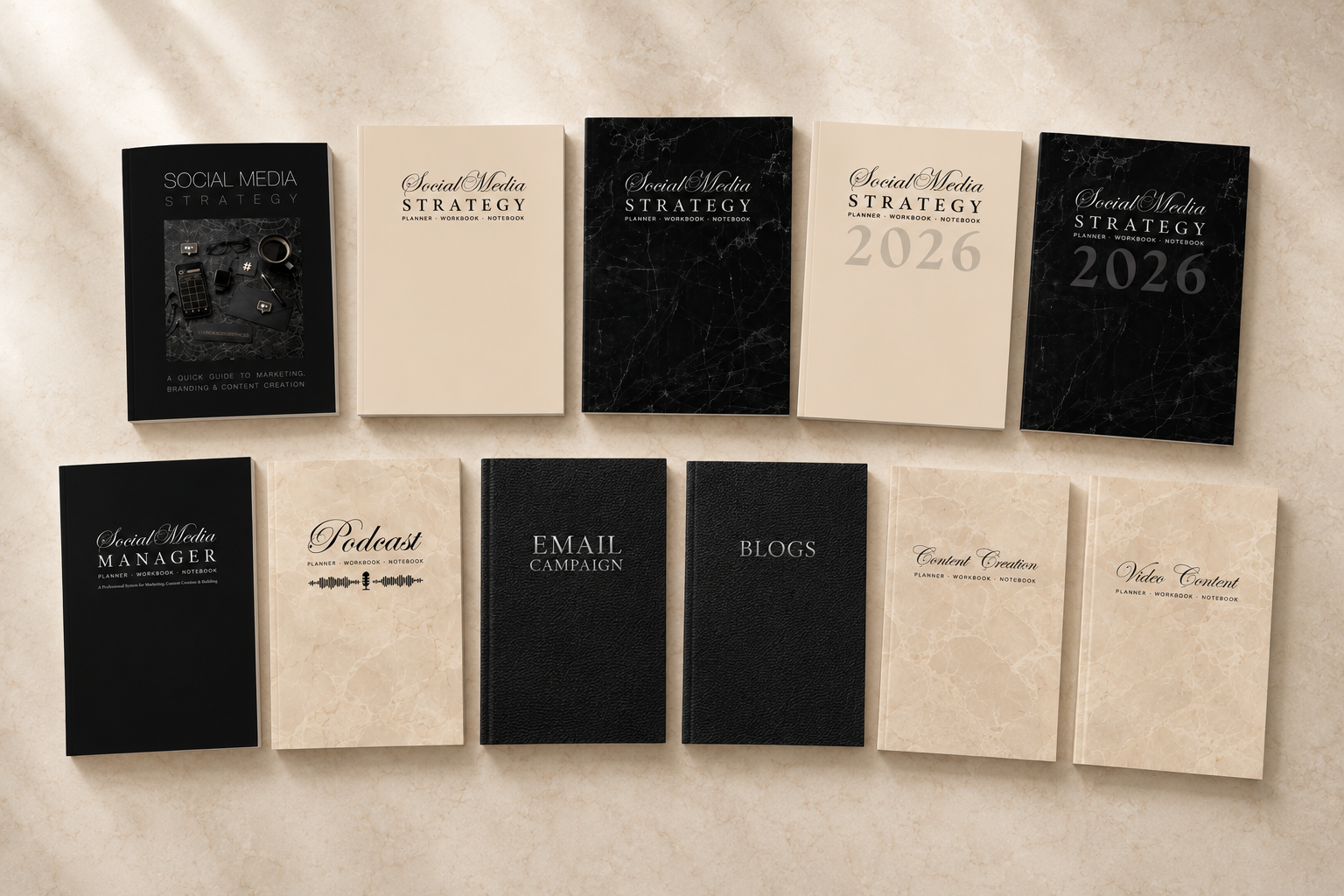 Social Media Strategy System: A Planner Designed for Every Creator, Brand &amp; Business