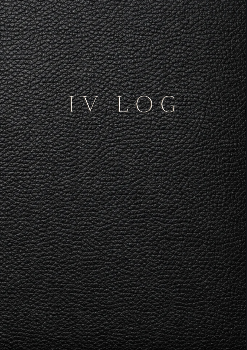IV Therapy Log: A Personal Log for Infusions, Injections, Wellness Treatments and Notes