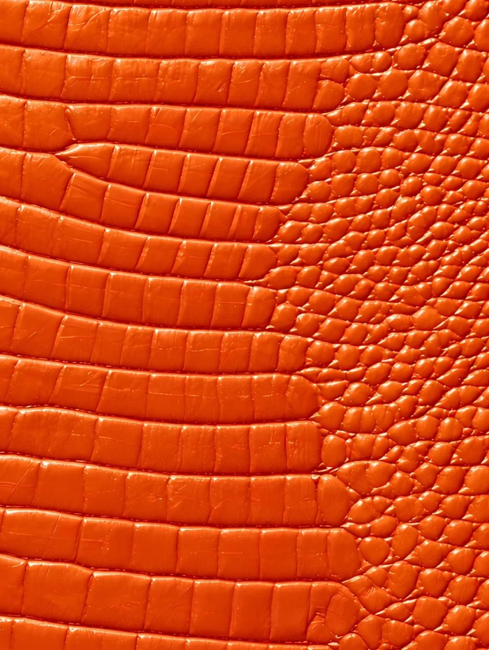 Orange Croc Leather Print Notebook: for Notes, Journaling, and Writing