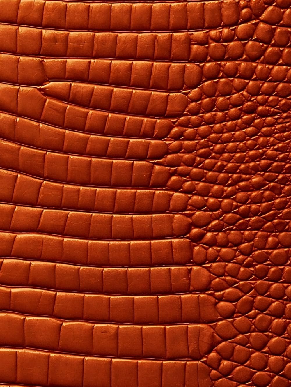 Copper Croc Leather Print Notebook: for Notes, Journaling, and Writing