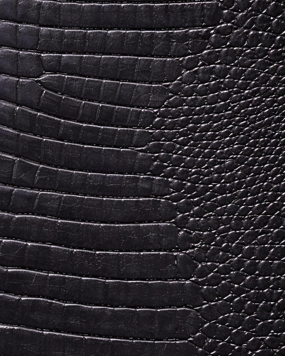 Charcoal Croc Leather Print Notebook: for Notes, Journaling, and Writing (Glossy Edition)