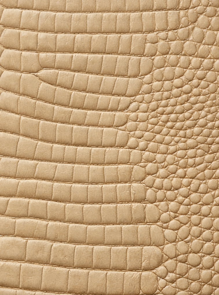 Beige Croc Leather Print Notebook: for Notes, Journaling, & Writing