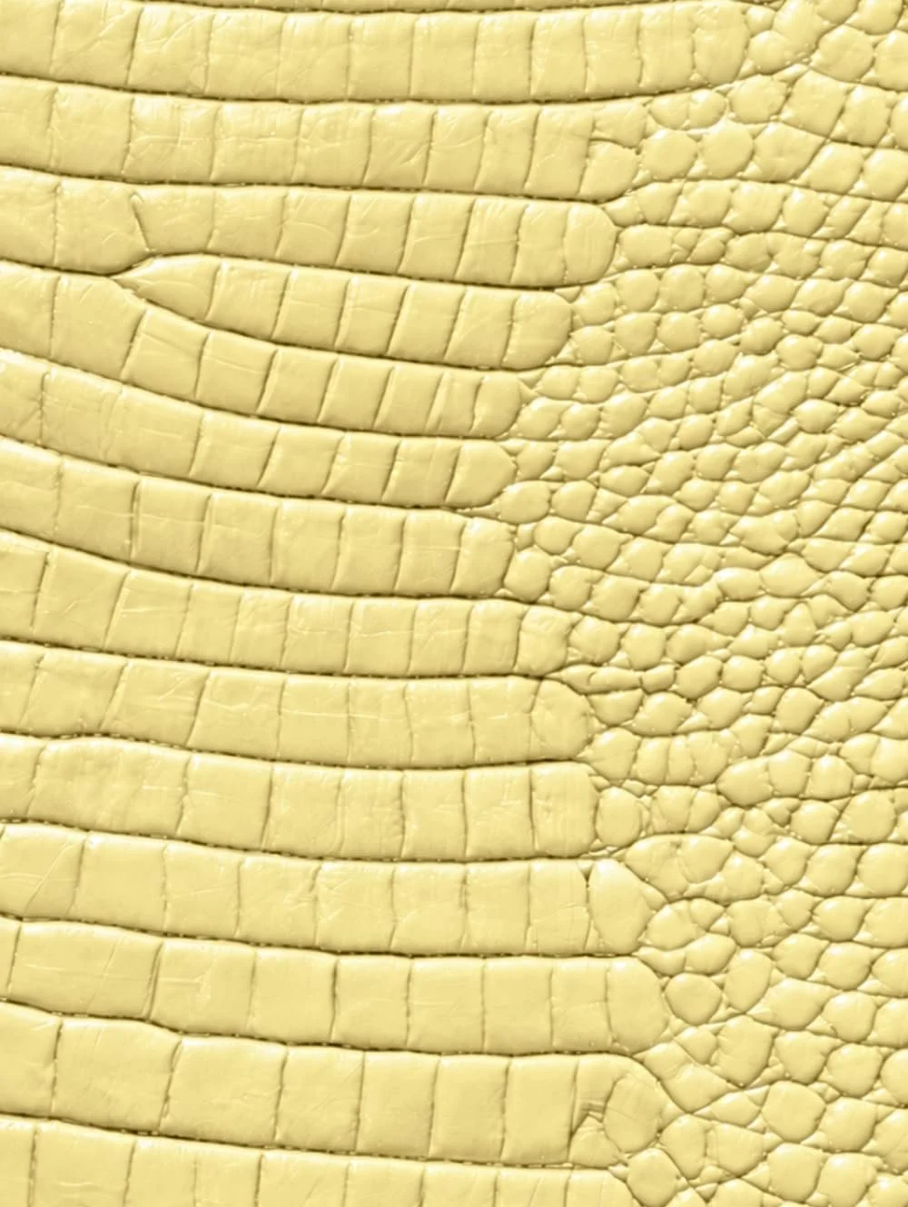 Pastel Yellow Croc Leather Print Notebook: for Notes, Journaling, and Writing