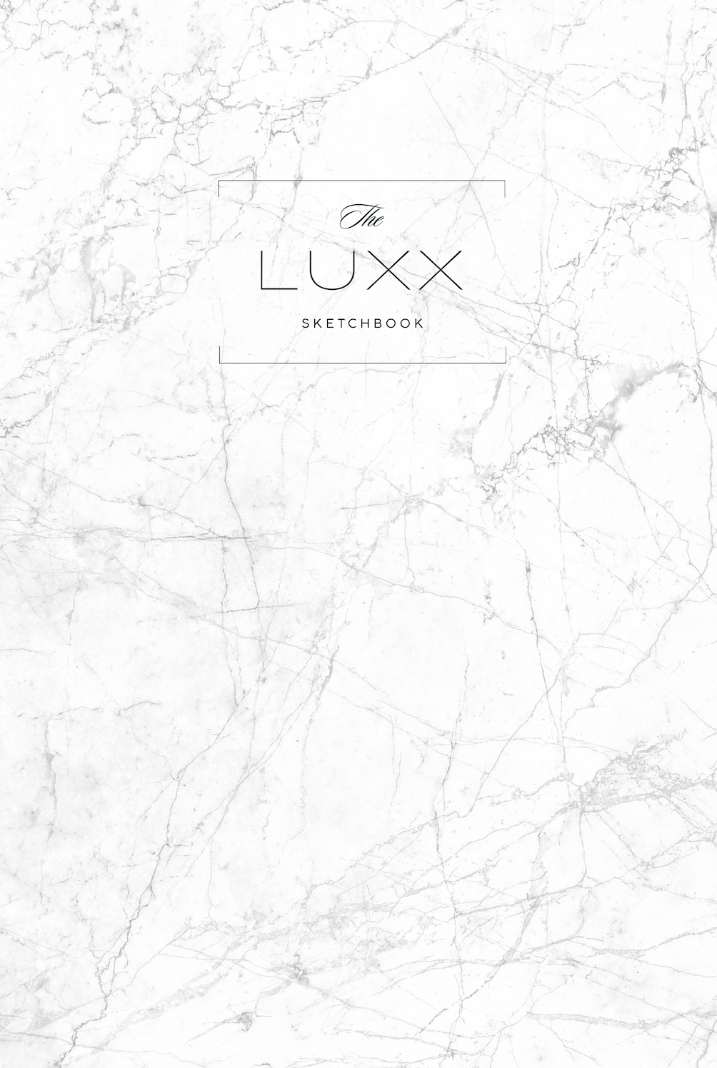 White Marble Sketchbook: for Drawing & Creative Expression