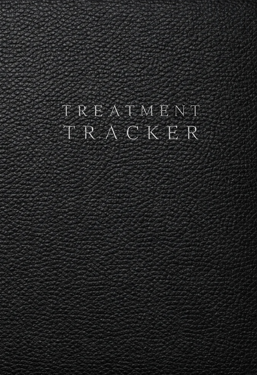 Treatment Tracker: A Personal Log for Beauty Treatments, Intravenous Therapy, Medical Treatments, Wellness Treatments, Clinic Visits and Notes