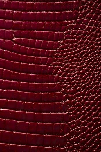Luxx Notebook: for Notes, Journaling, and Writing (Glossy Burgundy Croc Edition)