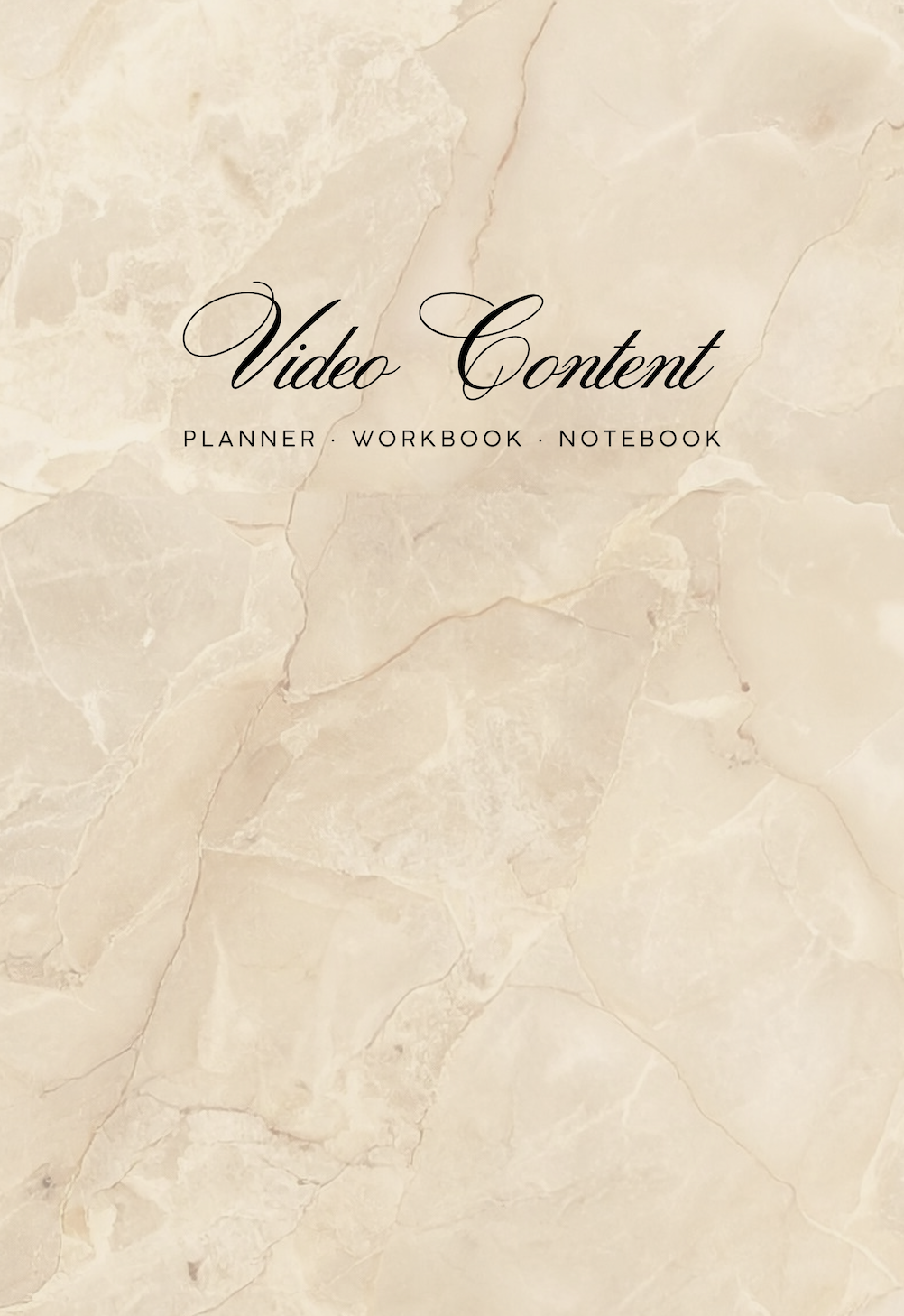 Video Content Planner, Workbook and Notebook: Content Planning, Brand Strategy, Video Creation and Audience Growth