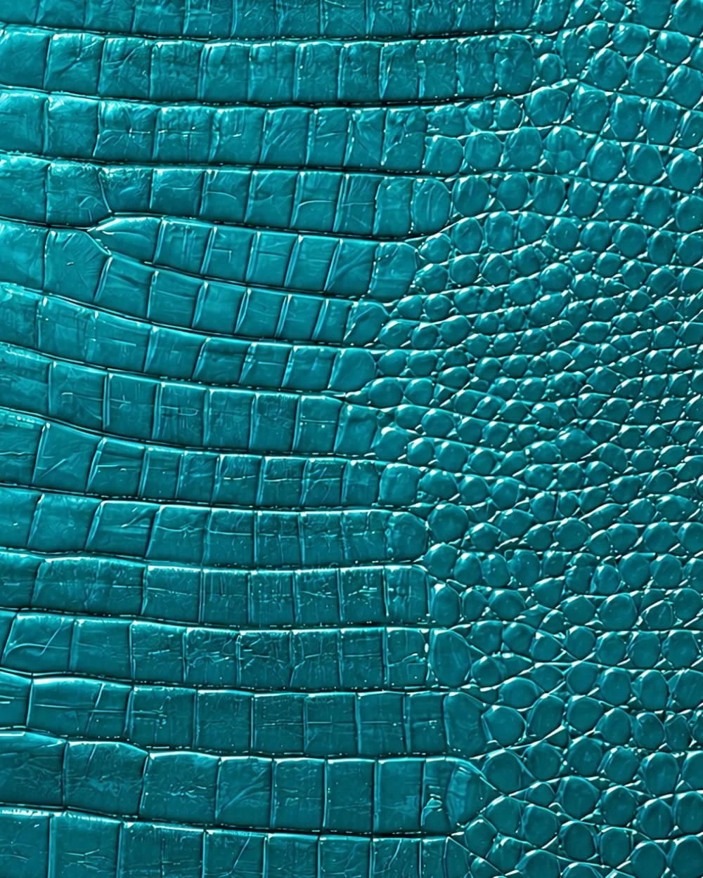 Aquamarine Croc Leather Print Notebook: for Notes, Journaling, and Writing