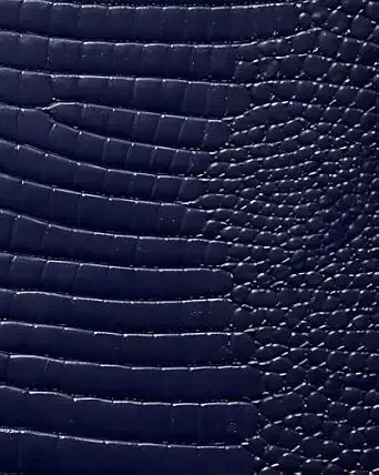 Navy Croc Leather Print Notebook: for Notes, Journaling and Writing (Glossy Edition)