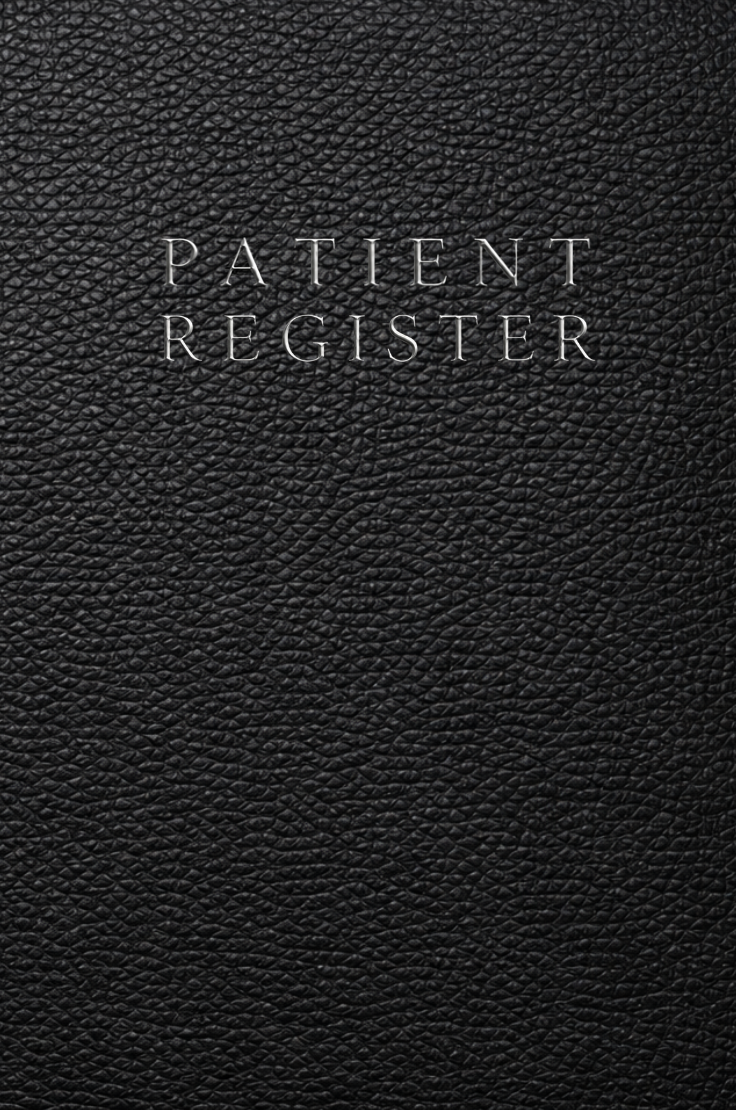 Patient Register: Patient Log Book for Appointment Tracking, Arrival Time Recording and Clinical Notes