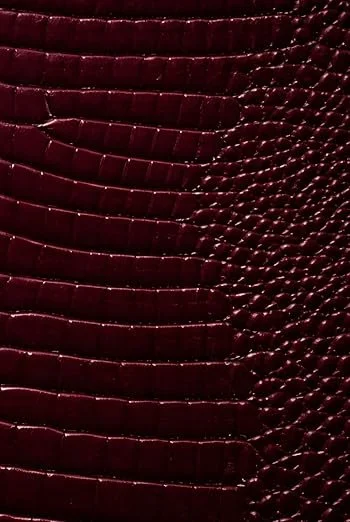 Luxx Notebook: for Notes, Journaling, and Writing (Burgundy Croc Edition)