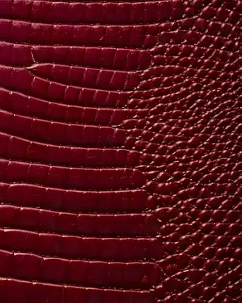 Burgundy Croc Leather Print Notebook: for Notes, Journaling, and Writing (Glossy Edition)