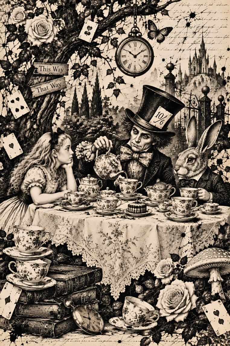 Mad Hatter Notebook: for Notes, Journaling, and Writing